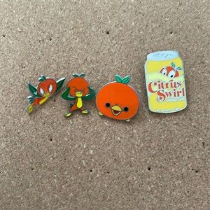 Miscellaneous Orange Bird Pins